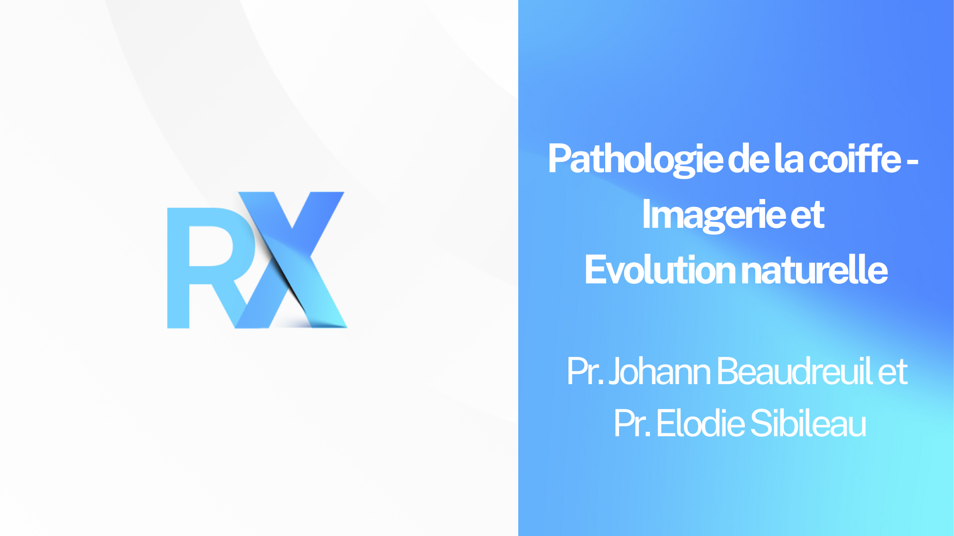 M - Pathologie de la coiffe - Imagerie et Evolution naturelle.png